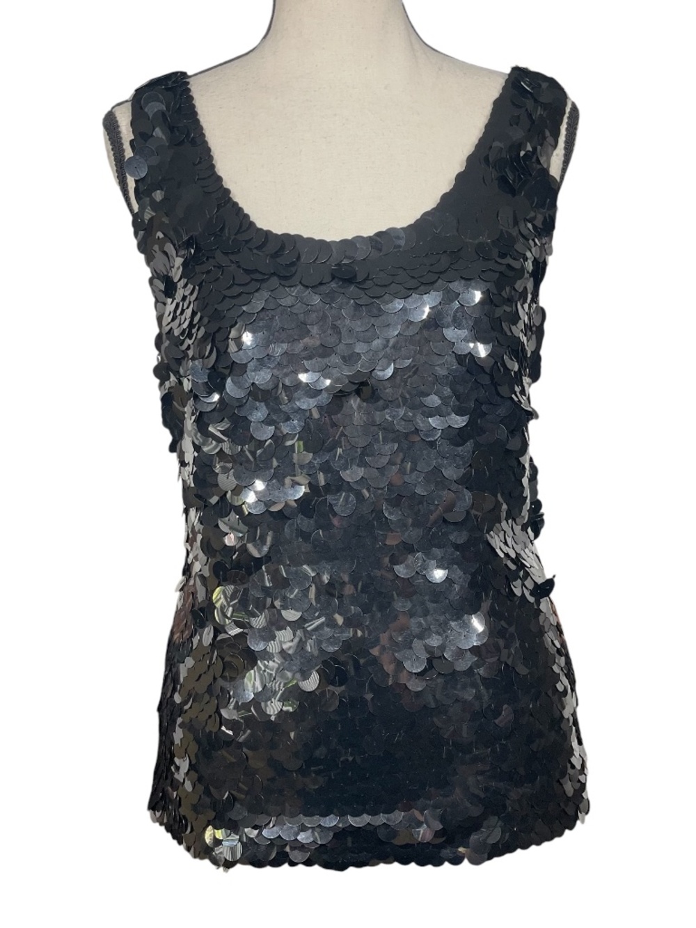 Sherri Bloom- Chetta B. Sequins Tank Top